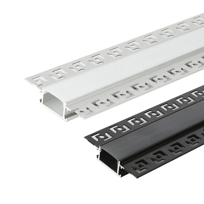 led线条灯预埋阴角阳角铝合金花边灯槽嵌入式线形灯铝槽