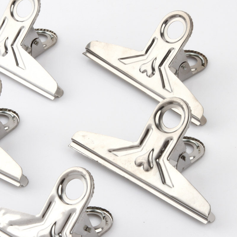 票夹金属夹子票据文件夹大号铁夹食品画夹票夹