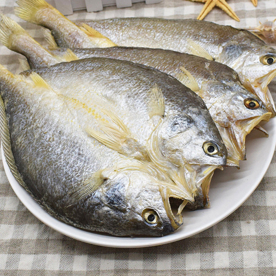 舟山黄鱼鲞干新鲜腌制大黄黄花鱼海鱼脱脂深水黄鱼