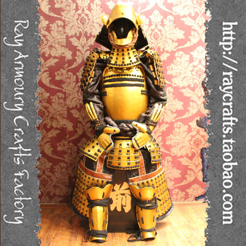 真人可穿日本武士盔甲德川家康店面摆设工艺摆件