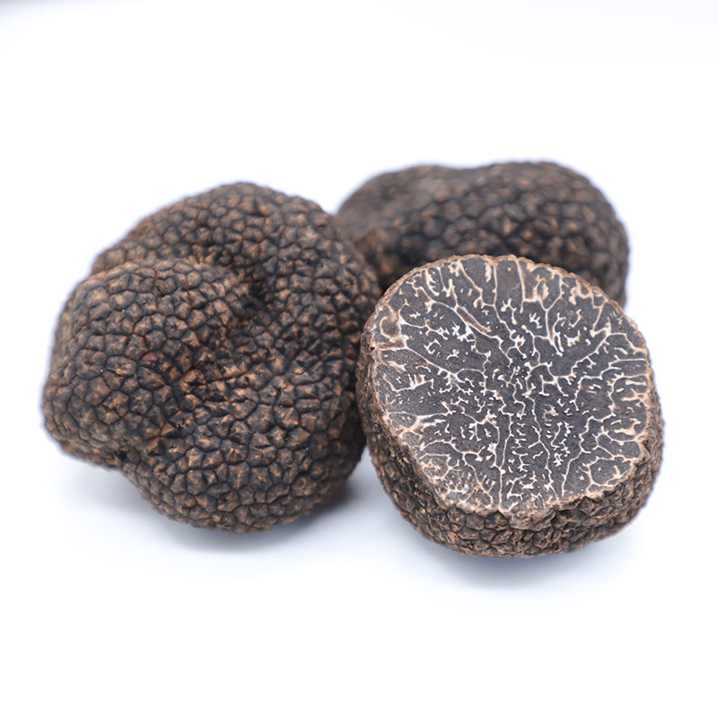 蘑菇云南新鲜速冻黑松2-12cm500g成熟野生松露块法国新鲜松茸