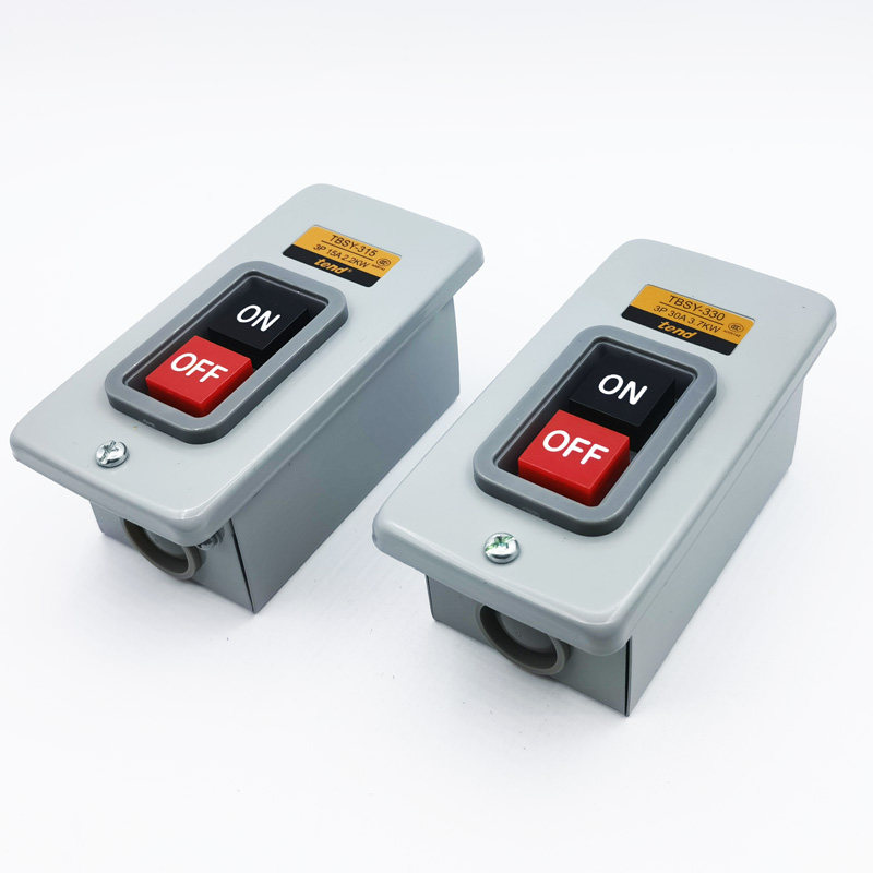 tend天得按钮tbsy-tbss-315-330三相电机onoff启动停止扣押开关