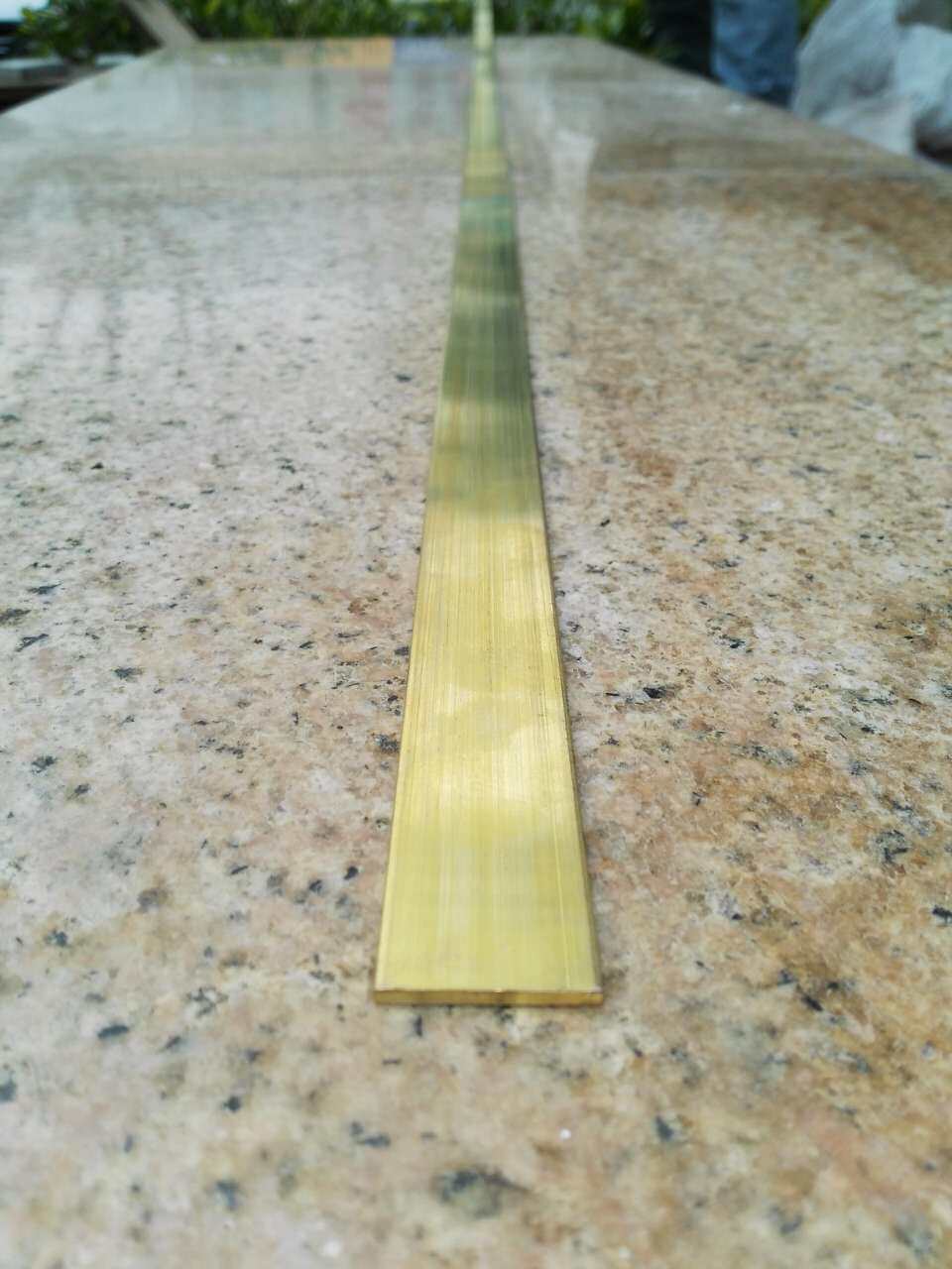 铜条环保纯铜实心铜排补缝防滑地板压条厚度收边条