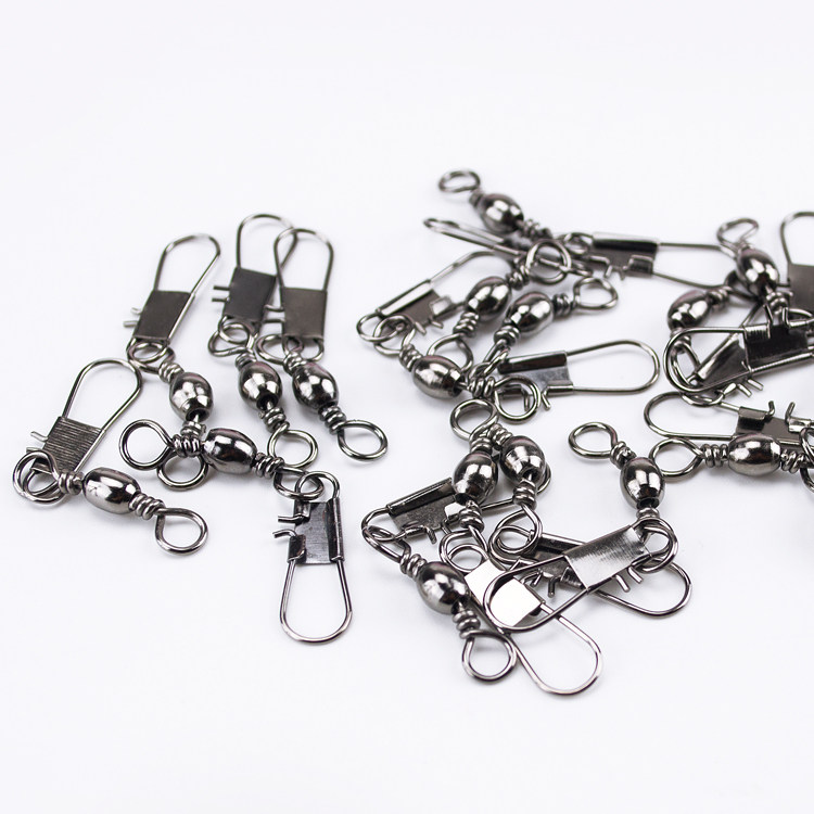 别针型鱼线连接器快速八8字环散装钓鱼小配件抛竿海竿绑鱼线垂钓