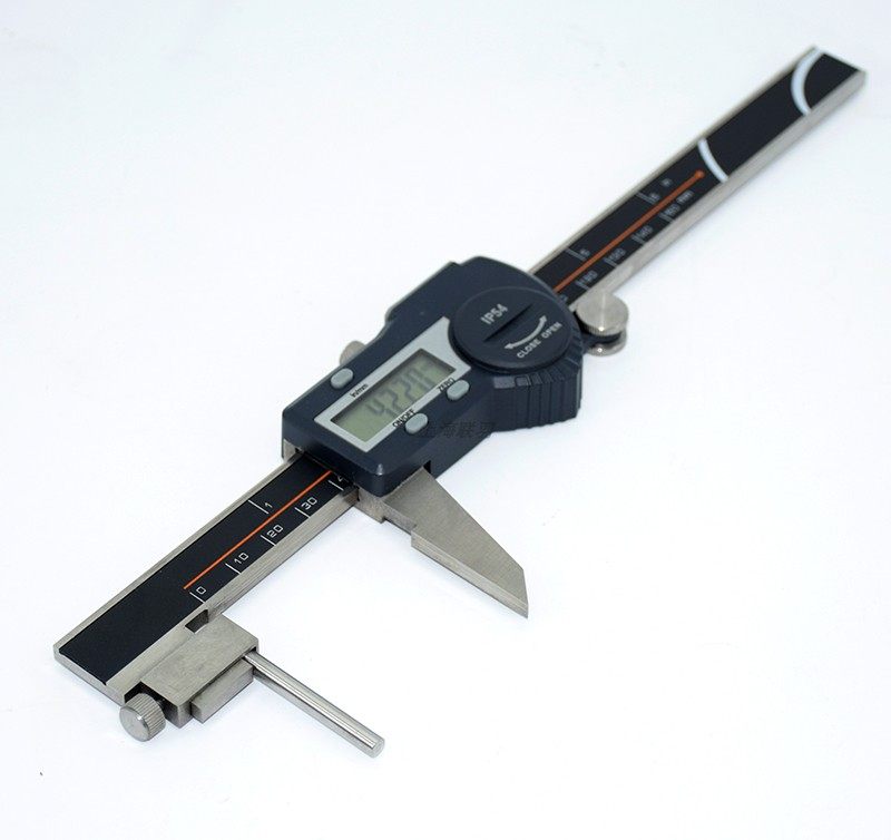 卡尺陆管壁管壁数显0-150-200-300mmip54防水高精度电子电子数显卡尺