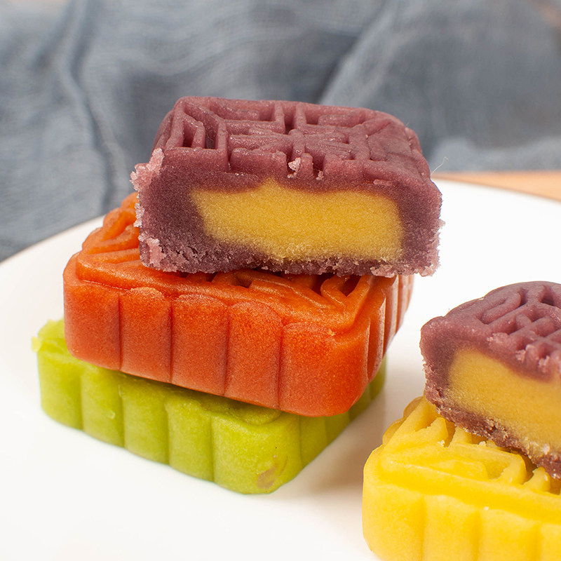 江苏特产绿豆传统糕点手工美食休闲下午茶点心传统糕点