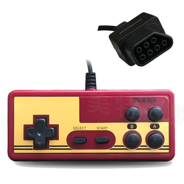 手柄小霸王7孔游戏直板七孔d101专用红白机4k游戏手柄