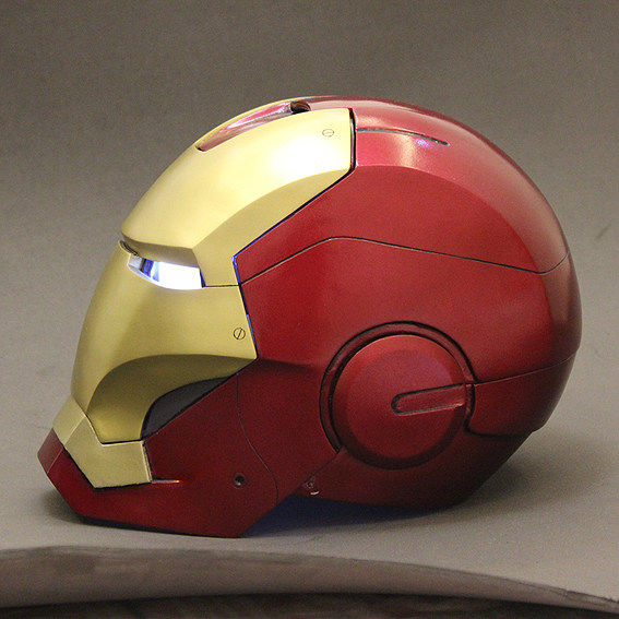 头盔钢铁侠个人手工手工制制品mk7电动开合白模cosplay配件