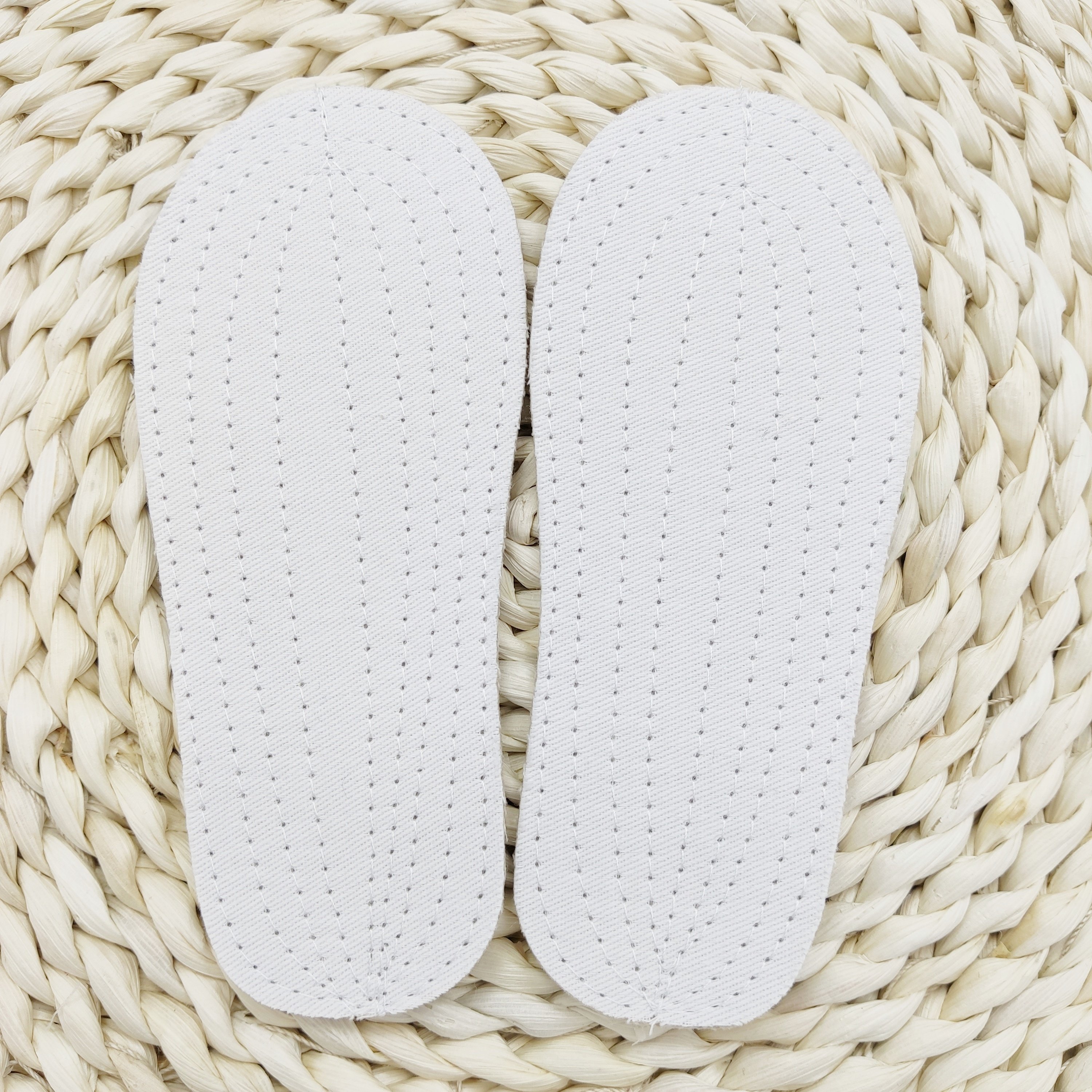 鞋垫纯白双面纯棉儿童婴幼儿裁剪吸汗透气手工鞋垫