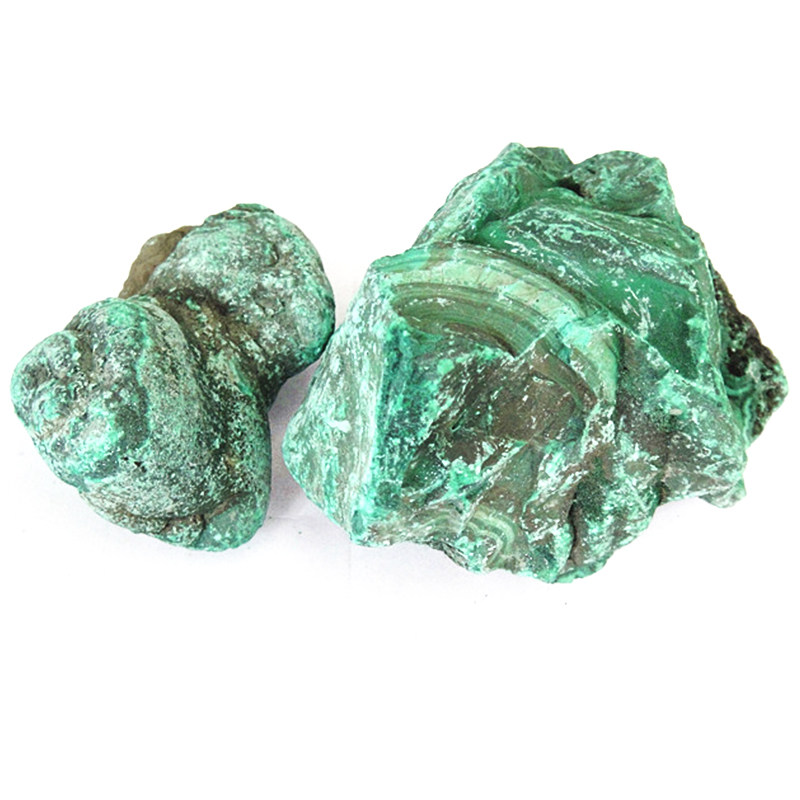 包邮促销孔雀石原矿铜绿绿青矿物颜料原石石绿粉原料1公斤计价