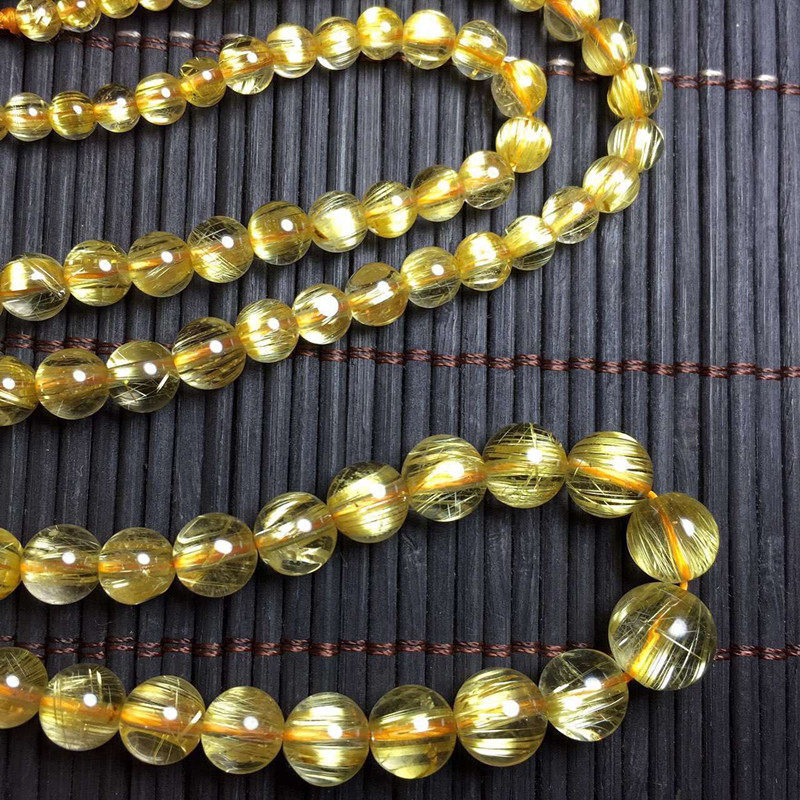 天然发晶塔项链招财利器金黄顺发发饰品礼品正品颈饰