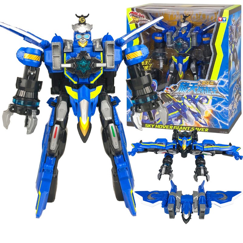 奥迪双钻巨神战击队豪华冲锋爆裂旋天战机王冲爆超救创击儿童机器人