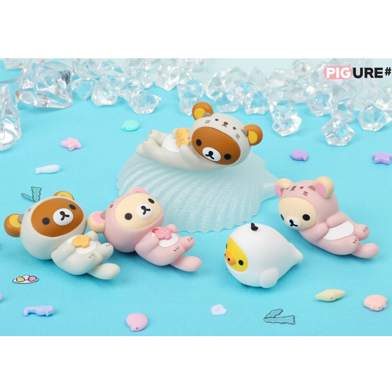 现货 韩国限定正版日本轻松熊盲盒小公仔手办rilakkuma水獭拉拉熊