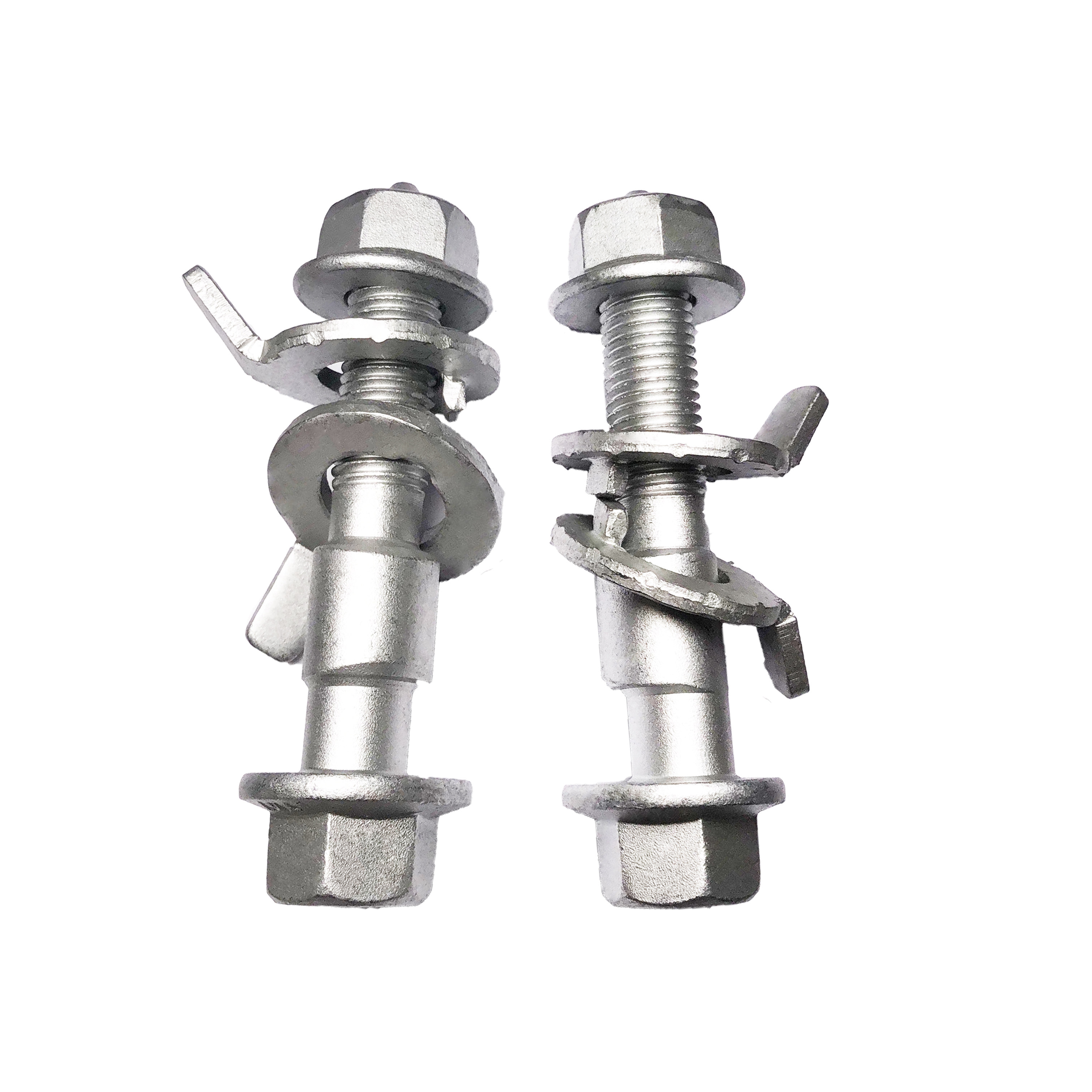 偏心凯涛四轮定位螺丝14mm减震外倾倾角弧形四轮定位