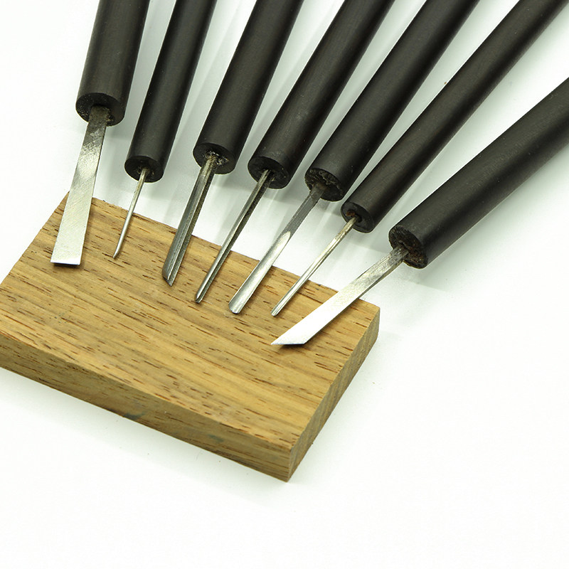 刻刀版画匠人刀木橡皮章雕板画超细平刀角刀丸刀雕刻刀