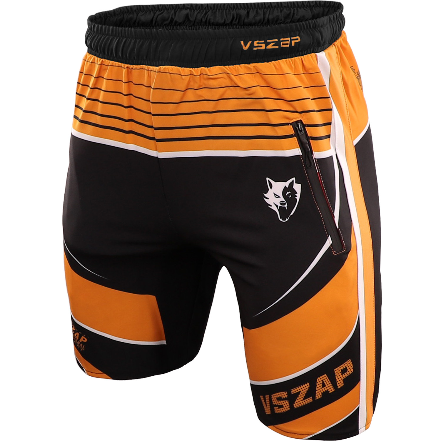 vszap运动短裤mma透气训练裤子格斗毒液泰拳运动中长裤短裤