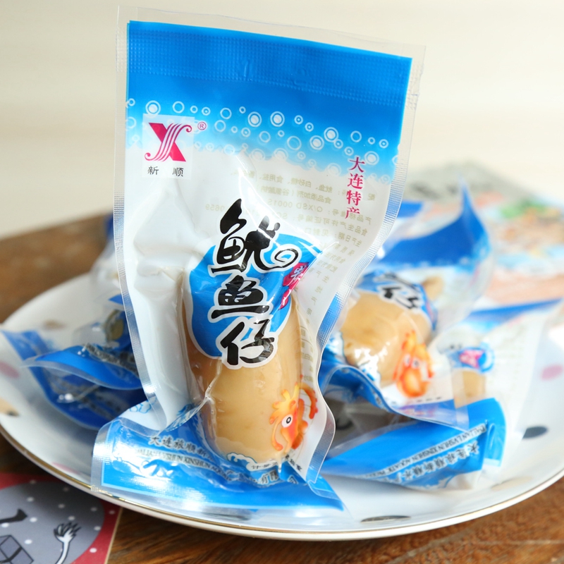 鱿鱼仔墨鱼仔带籽即食海鲜零食小吃休闲食品章鱼海兔麻辣熟食整箱