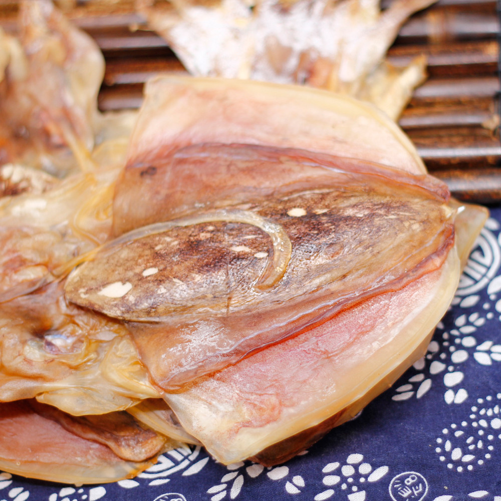 宁波特产象山东海大墨鱼干淡晒无盐新鲜海鲜水产目鱼干干货