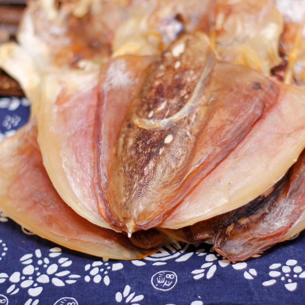 宁波特产象山山东海大墨鱼淡晒无盐新鲜海鲜鱿鱼干