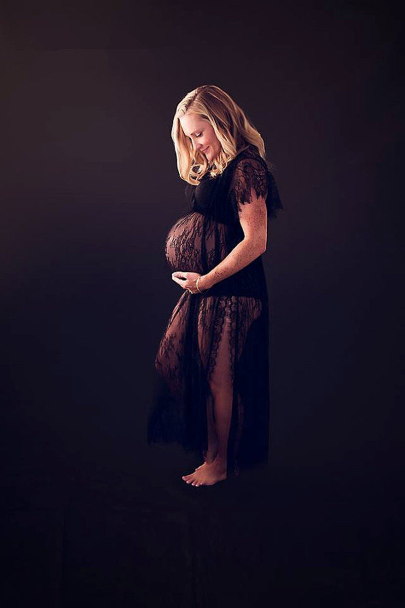 情趣内衣衣大性感镂空影楼孕妇写真蕾丝长裙睡裙