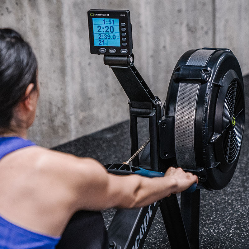 美国原装concept2划船机c2风阻划船器d型家用健身pm5赛艇健身器