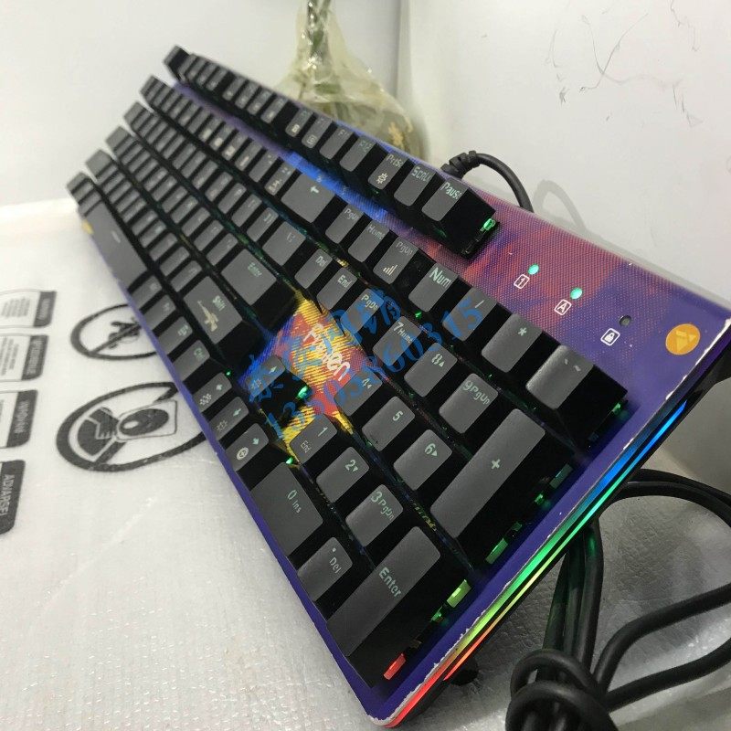 富勒紫光光轴潜行者征服者fl毁灭破坏者机械键盘键盘