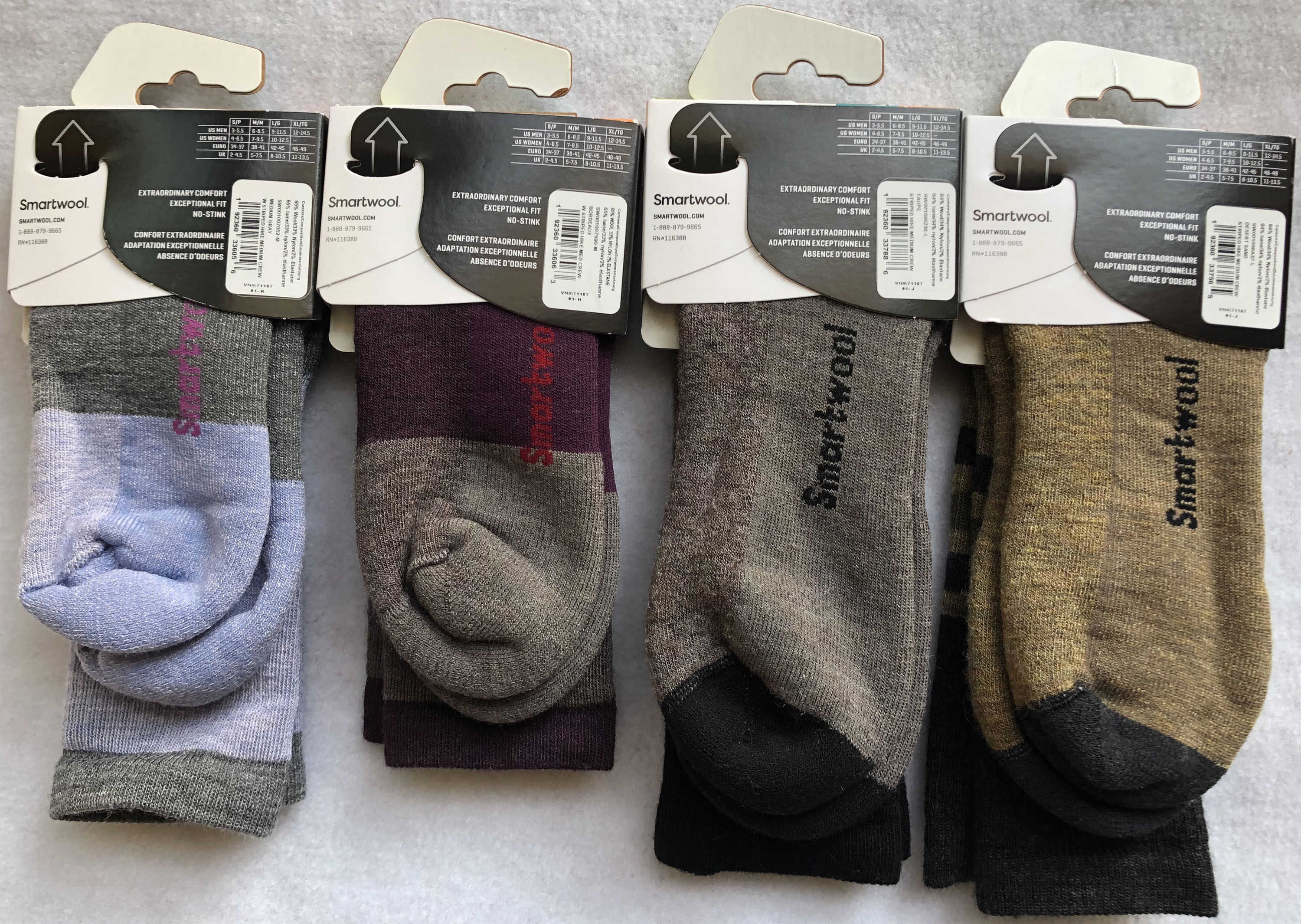 聪明smartwoolhike徒步厚款中筒美丽奴羊毛毛袜美国运动袜