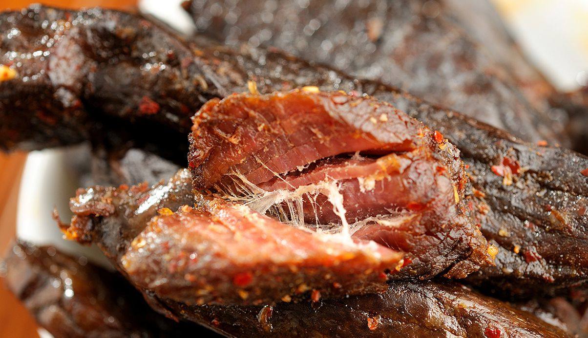 牛肉干 内蒙古牛肉干500g特产 旭日牧场 小吃零食风干牛肉干包邮