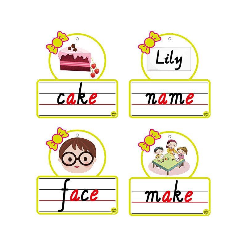 单词pep人教语音教学卡片小学英语板书黑板课堂早教闪卡