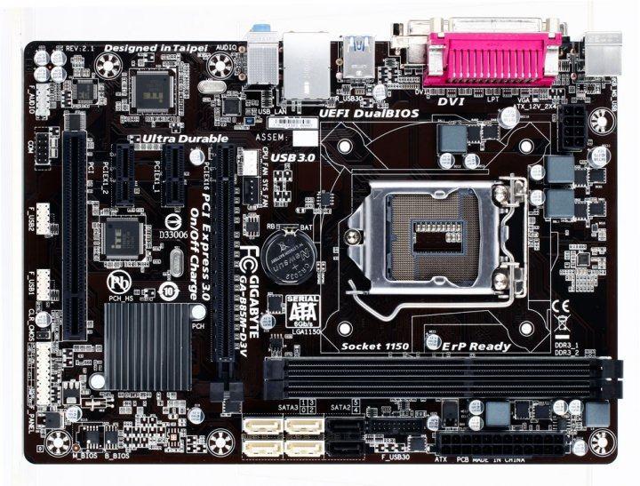 充新技嘉b85m-d3v b85m-d2v b85主板1150 i3i5i7集显小板ddr3固态