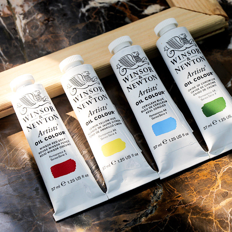 温莎牛顿艺术家古典油画罩染油彩美术专业绘画油画颜料