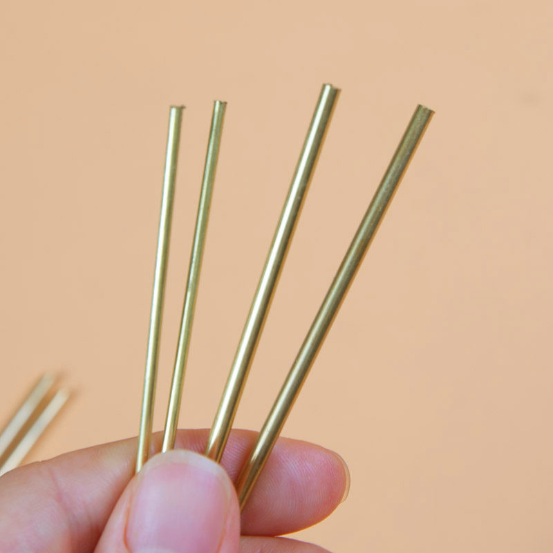 打桩手办铜枝铜管gk专用黄铜3毫米2mm粗美模型制作工具