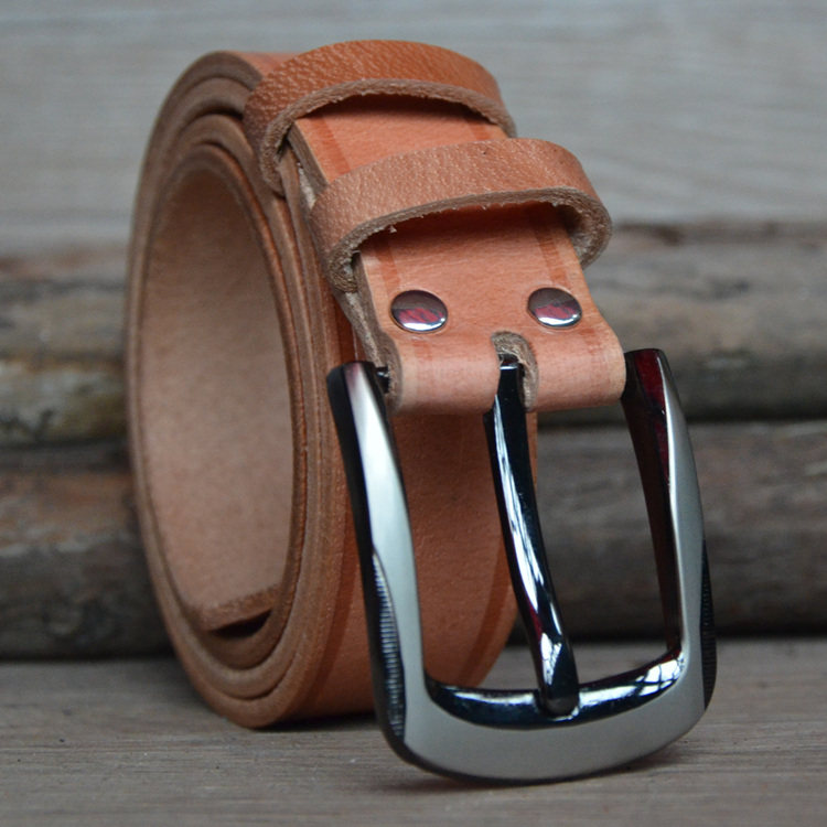 皮带牛皮老式腰带加厚电工劳保中老年爸爸爷爷腰带