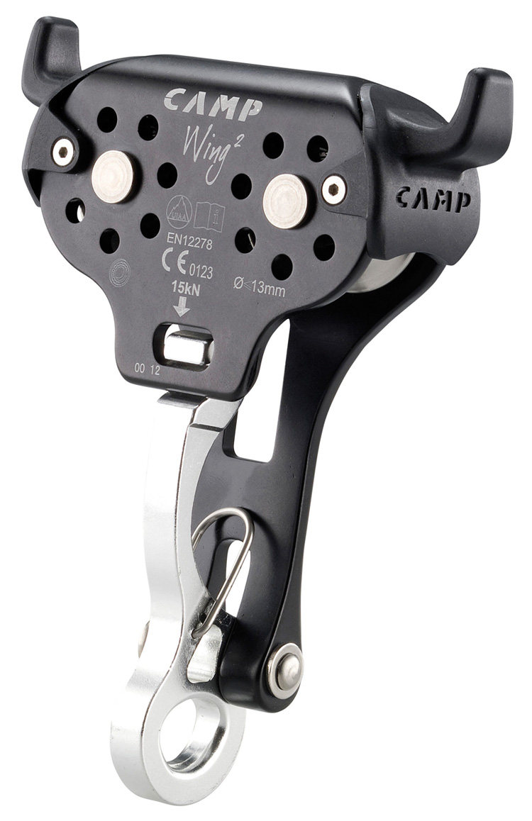 架空横渡滑轮camp坎普wing1025钢缆溜索滑轮