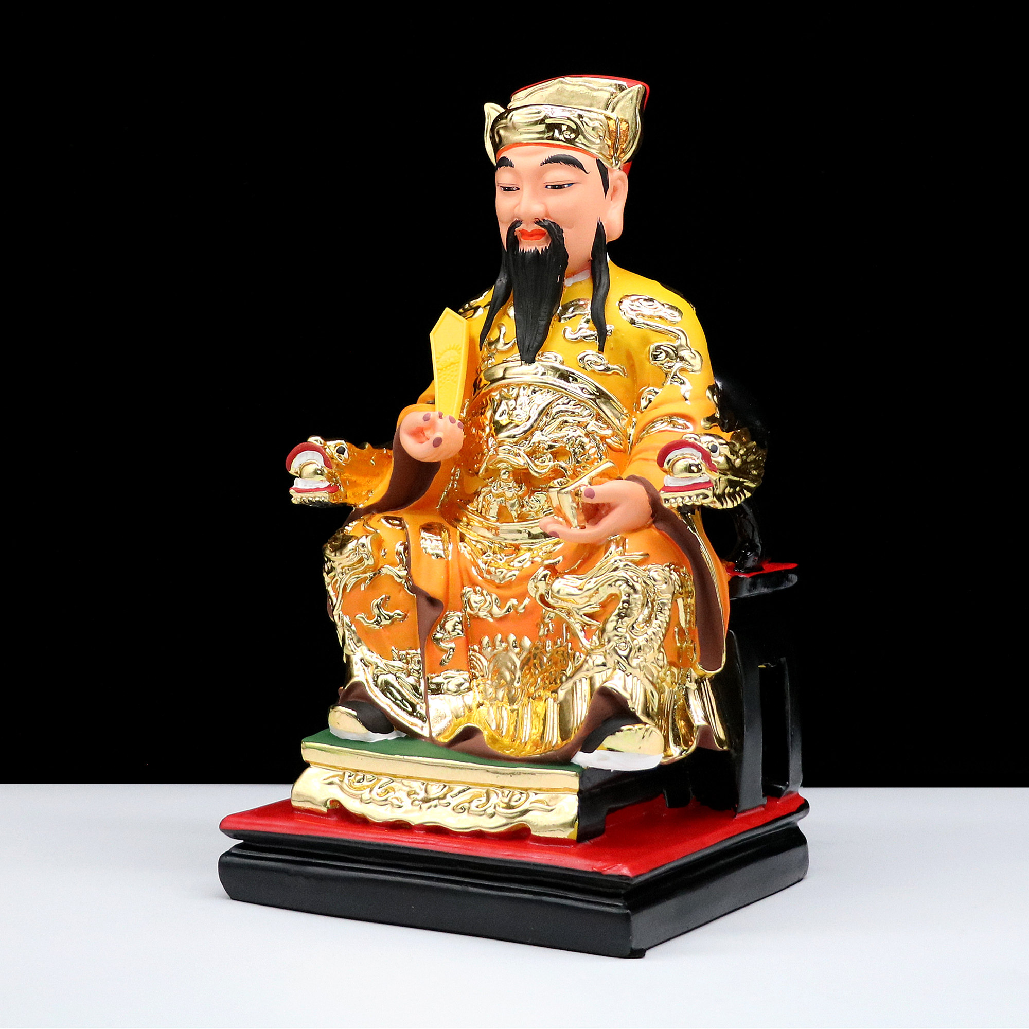 鲁班包邮神像12寸16寸木匠大师祖师师爷佛像居家摆件