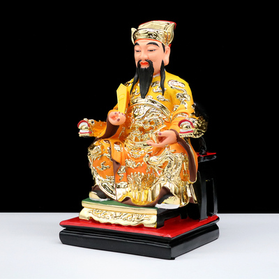 包邮鲁班神像12寸 16寸木匠大师 鲁班祖师爷佛像居家供奉树脂摆件活动