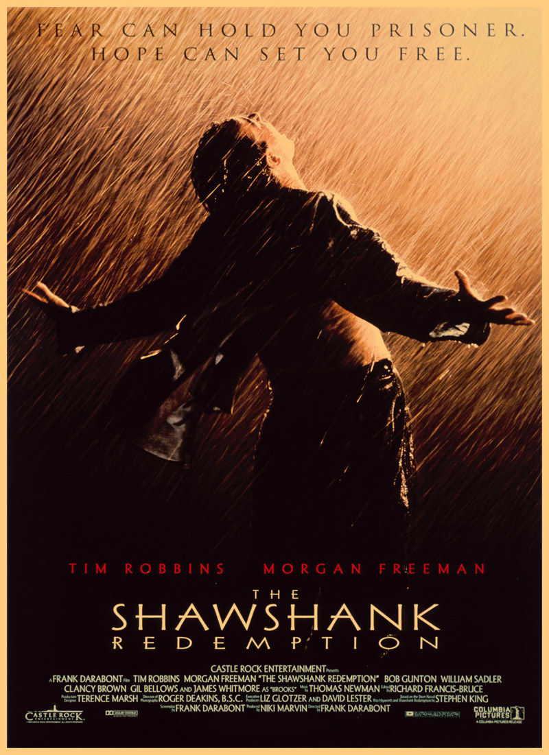 励志电影海报墙贴奋斗自律贴纸学生宿舍卧室装饰画现代装饰画