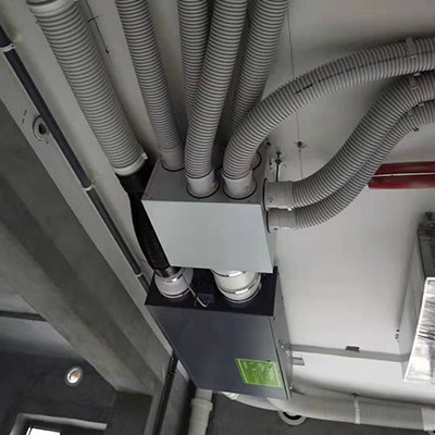 pe柔性波纹新风管风管朴勒朗通磐烨链风新风室内新风系统