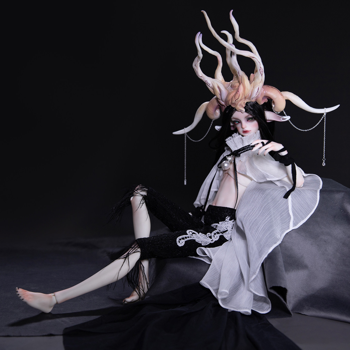 bjd林之神娃娃sd苏鲁人版克人形黑山羊森林幽谷bjd娃娃