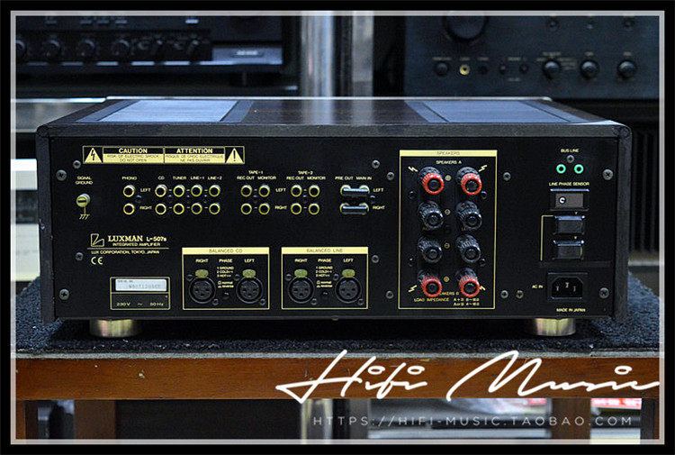 二手原装日本进口luxman力士l507shifi发烧合并功放