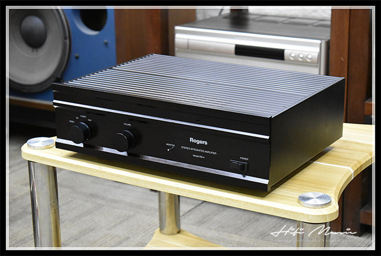 二手原装英国进口rogers乐爵爵士rs4hifi发烧功放