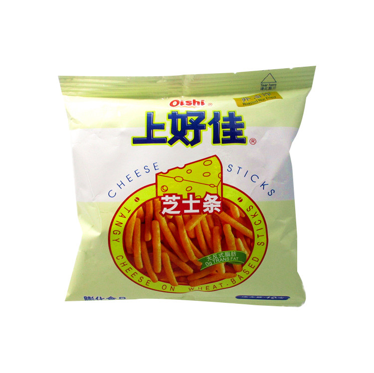 满30袋包邮上好佳芝士条7g膨化食品薯条80后经典回忆零食小吃