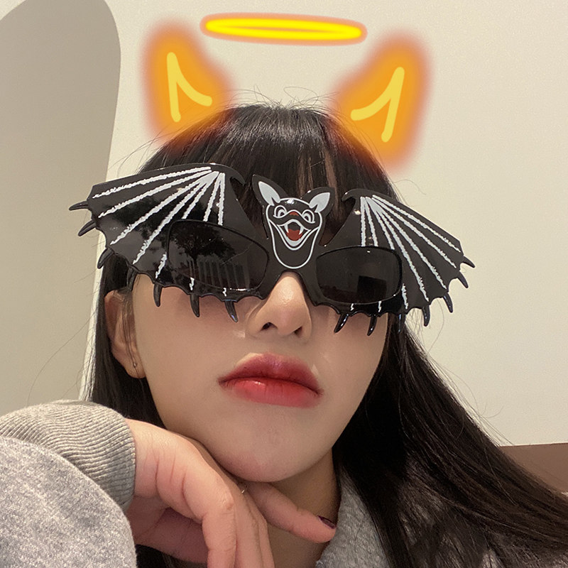 眼镜圣诞节卡通搞怪拍照网红造型墨镜搞笑沙雕太阳眼镜