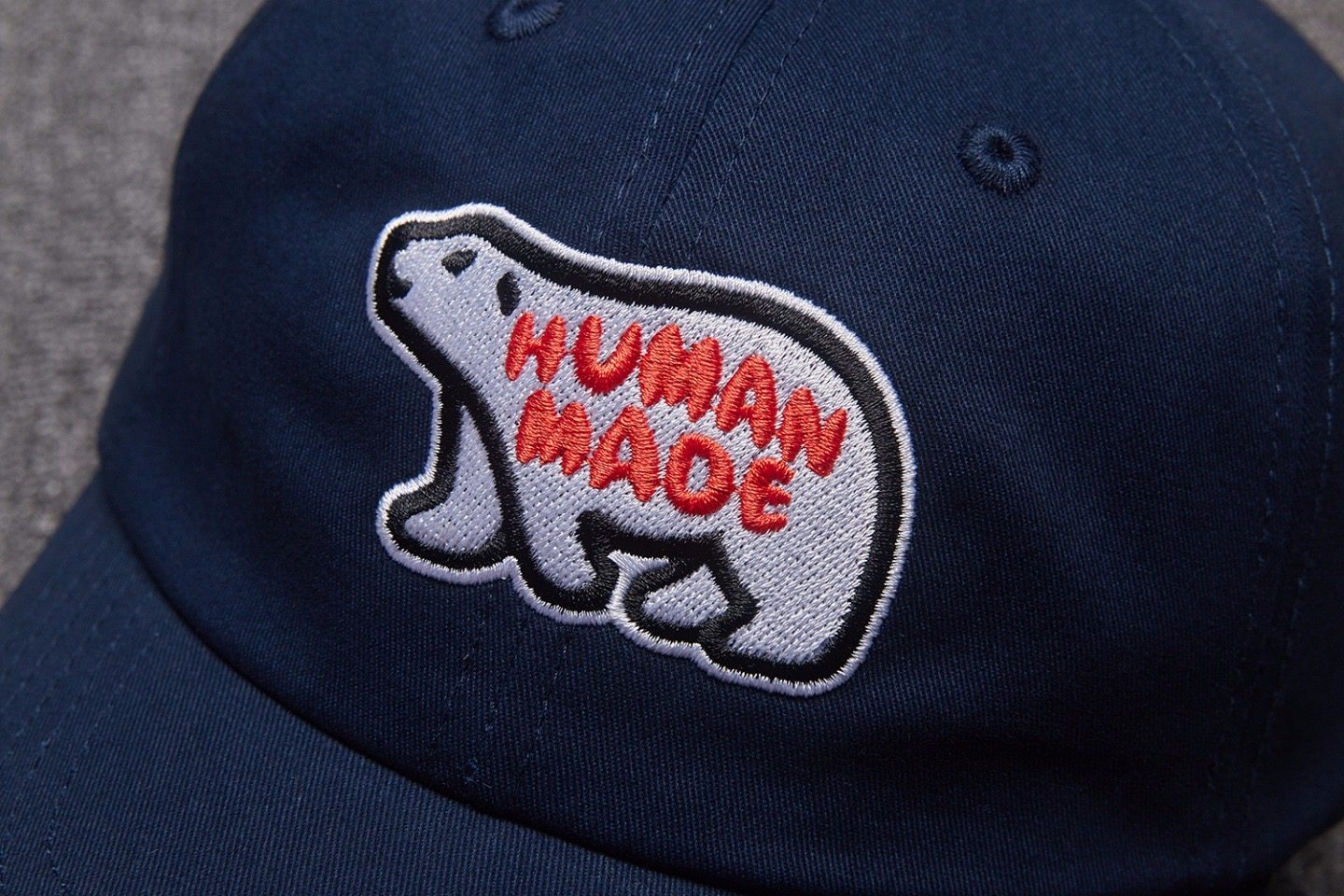 国内现货humanmade20aw新款北极熊情侣棒球帽ins帽子