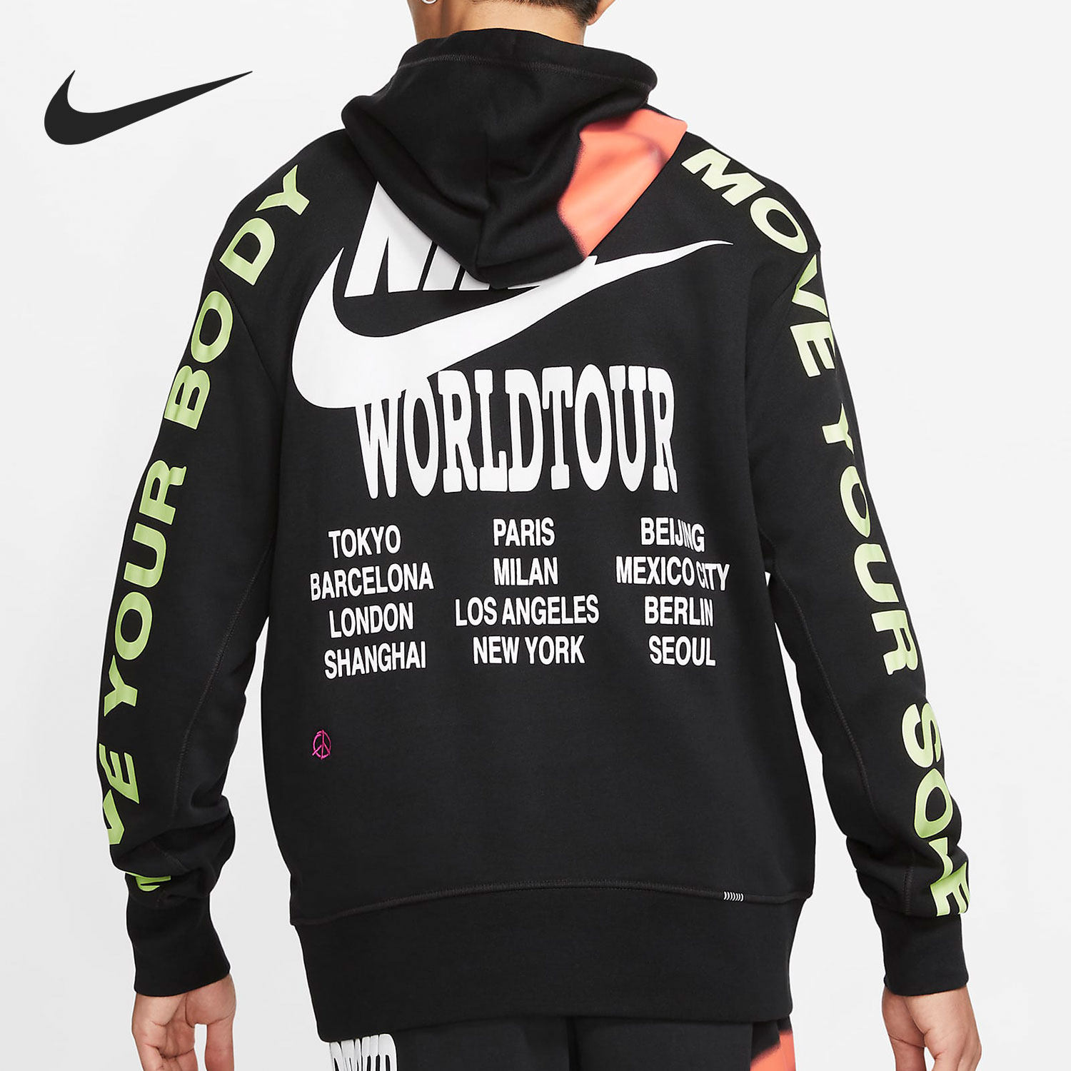 nike耐克正品春季新款男子运动服勾连套头衫卫运动卫衣