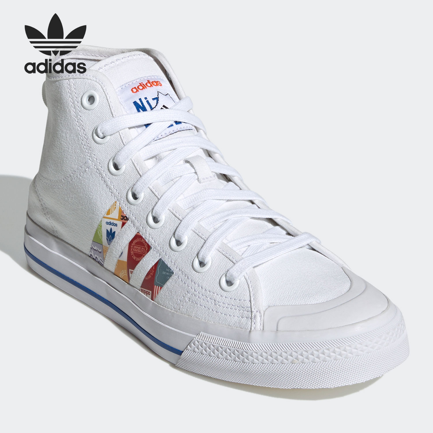 adidas阿迪达斯正品三叶草nizzahirf高帮男女运动板鞋