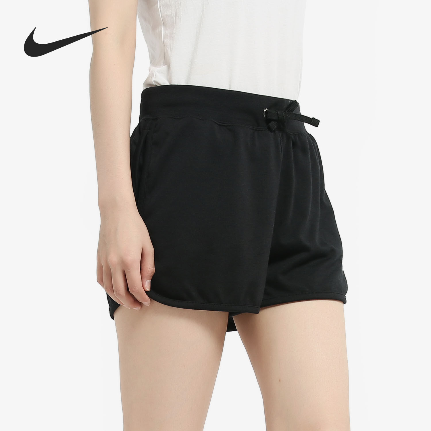 nike耐克正品新款sportswear女子运动针织短裤ar3739运动中长裤短裤