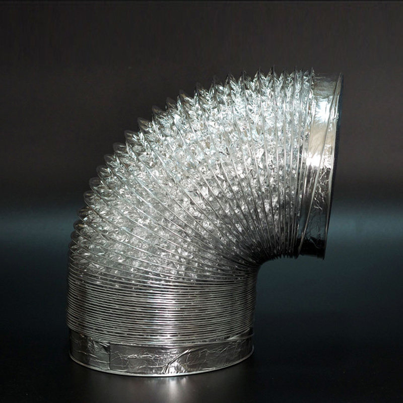 厨房抽油烟机排烟管 铝箔烟管吸油烟伸缩排烟管道 油烟机配件包邮