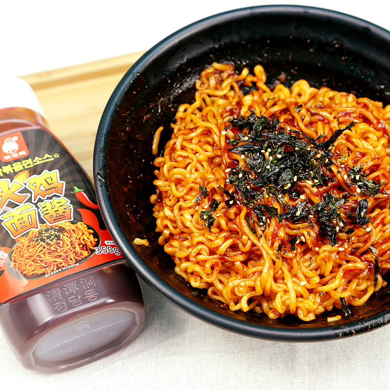 清潭洞火鸡面酱料瓶装超辣拌面酱调料韩式火鸡酱韩国料理食材辣酱