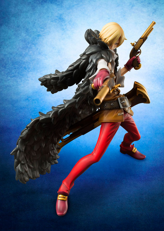 热血玩具模型手办海贼王山治香吉士战斗服版popmegahouse